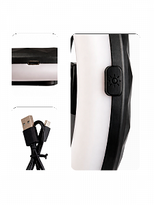 Орбита OT-SMH18 палка для селфи, трипод (194-798мм, пульт Bluetooth, LED)